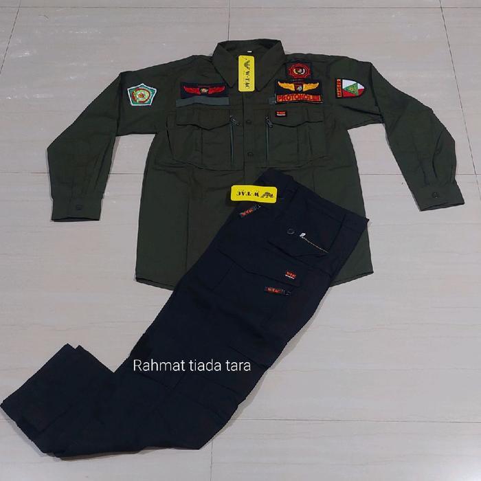 Pdl Protokoler Tactical/Seragam Banser Protokoler Tactical Bordir Timbul/Seragam Banser Tactical