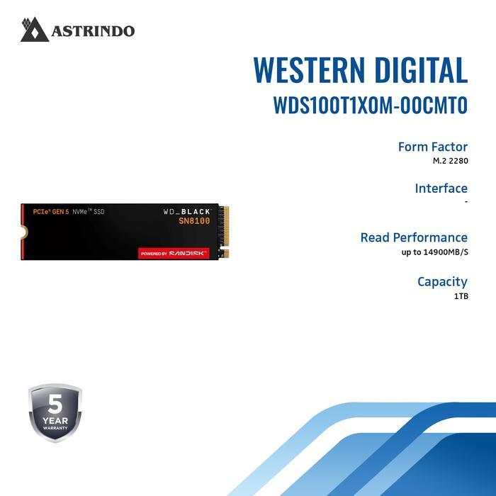 WD BLACK SN8100 NVMe SSD - 1TB