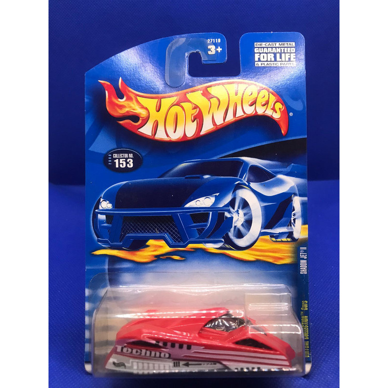 Hot Wheels Shadow Jet II Blue Card Open Body