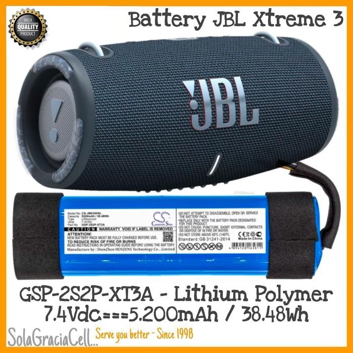 Batre / Battery JBL Xtreme 3 / Extreme 3 - GSP-2S2P-XT3A - 7.4Vdc
