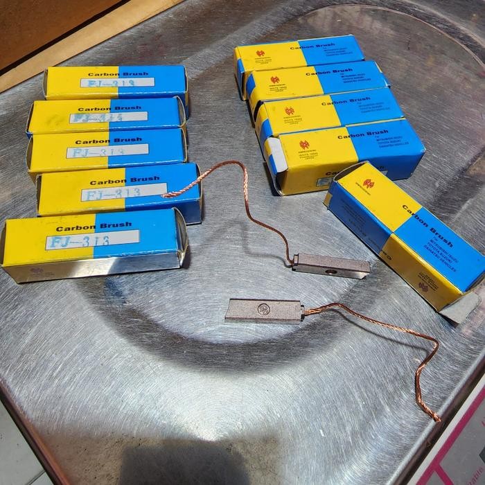10SET CARBON BRUSH BRUSTEL ARANG ALTERNATOR TAFT GT FJ313 FJ313 GP 0438005