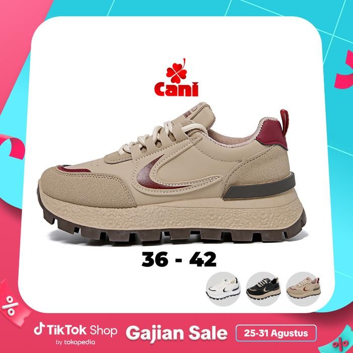 CANI Moka Sepatu Sneakers Wanita Casual Sporty Shoes C9001