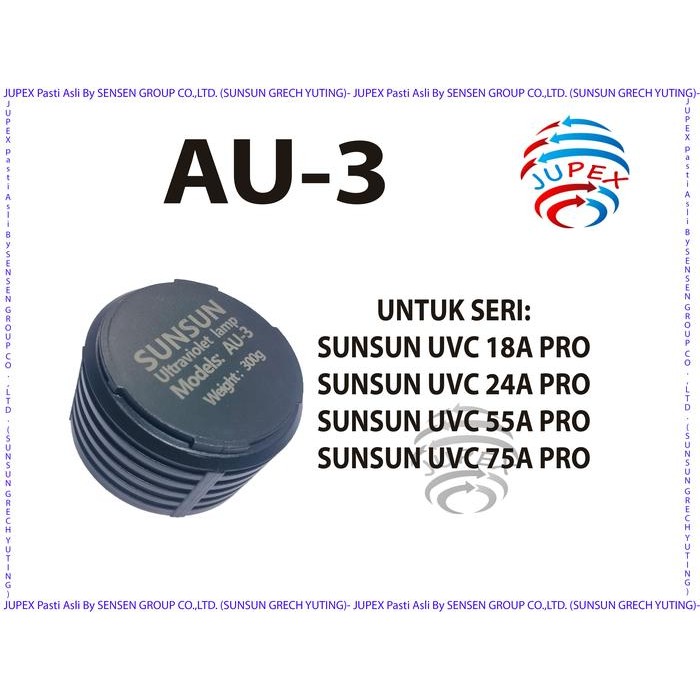 ORIGINAL SUNSUN AU-3 PEMBERAT LAMPU KOLAM UVC PRO NEW SUNSUN AU 3
