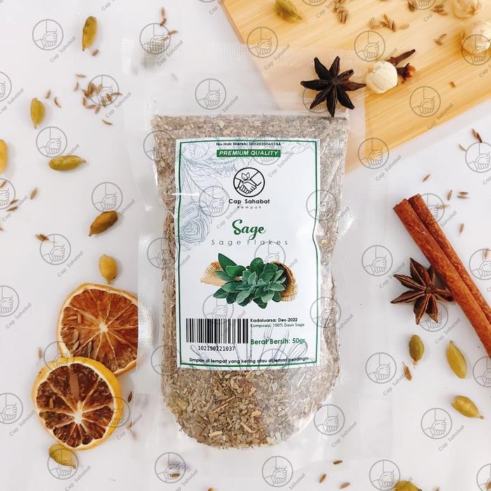 

Premium 50gr Sage / Sage Flakes / Rempah / JSR 100% PREMIUM QUALITY