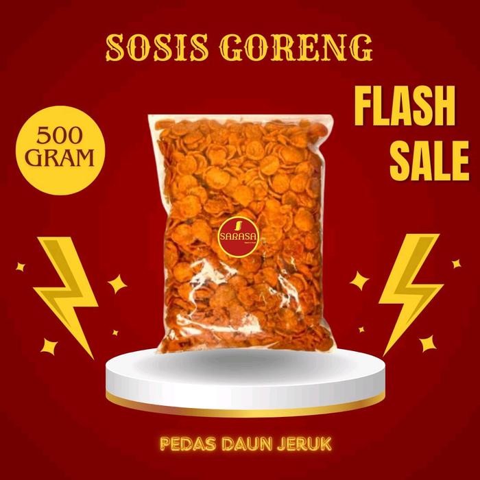 

Pilihan- Sosis Goreng Pedas 500 Gram Cemilan Sosreng Pedas Makanan Sosgor Viral Khas Sarasa
