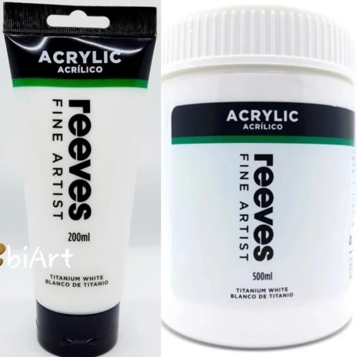 

Pilihan- Reeves Acrylic Paint 200Ml Titanium White