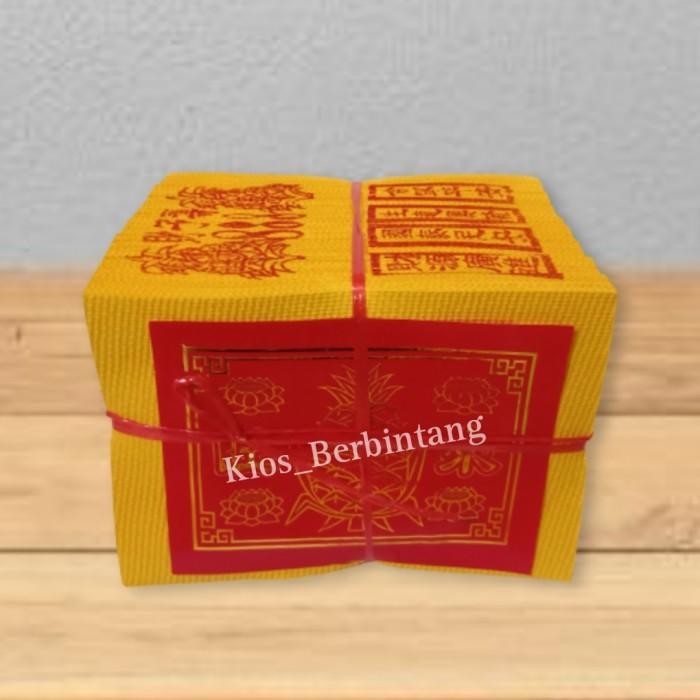 

Pilihan- Kertas Sembahyang Kimcua Import Kertas Emas Tipis 1 Pack Isi 10 Ikat Kecil
