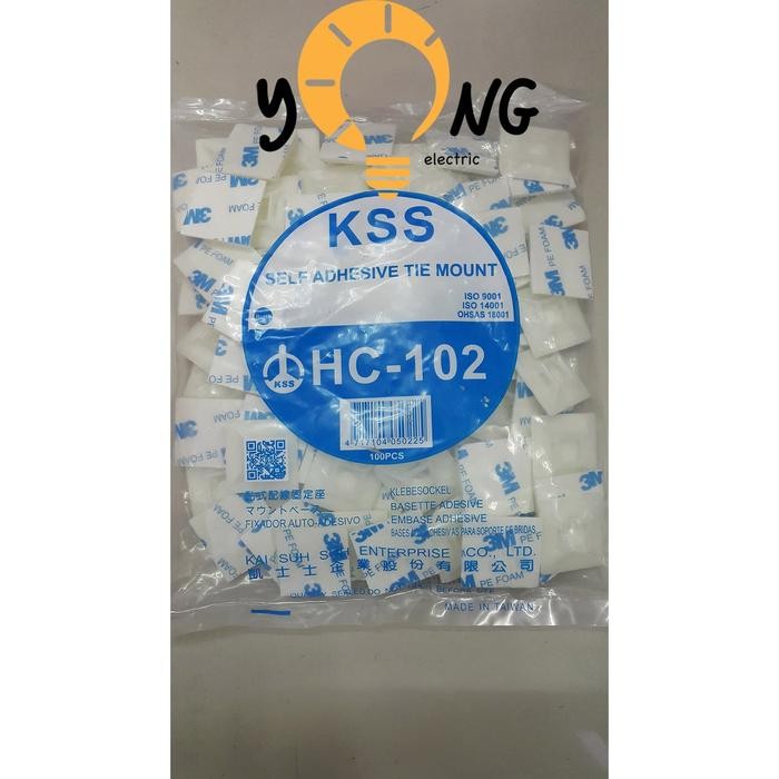 

Kss Hc-102 / Kss Self Adhesive Tie Mount / Tie Mount / Hc102