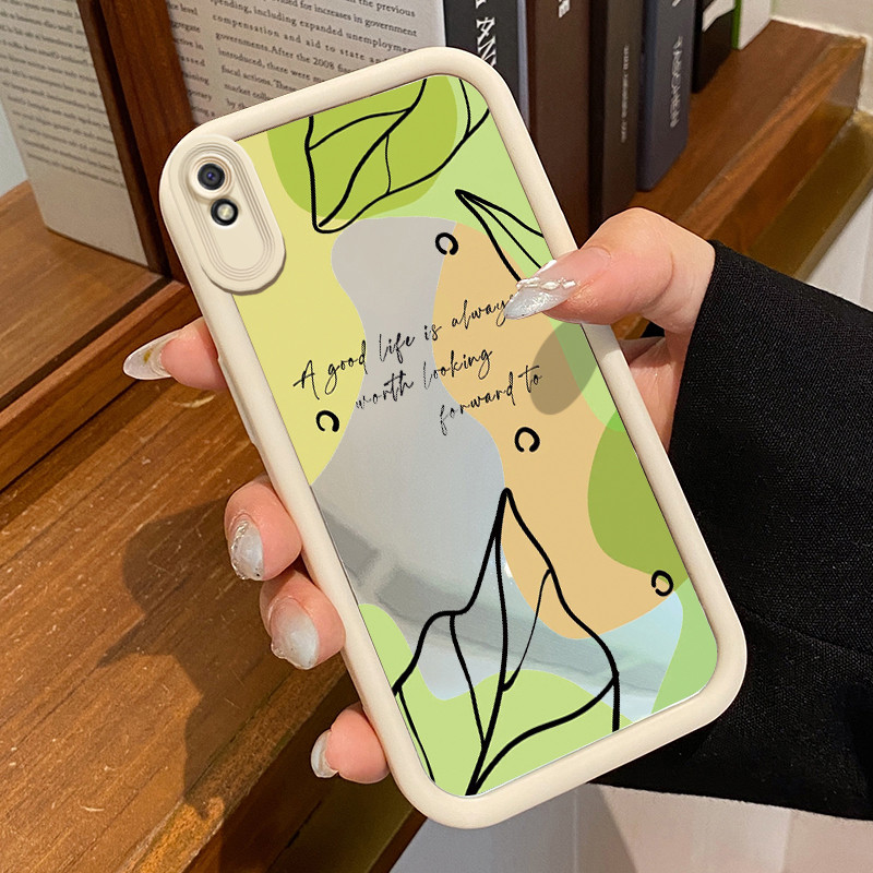 Casing Hp Xiaomi Redmi 9A Redmi 9i Redmi 9T Redmi 9 Power Case HP Casing pola daun Kesing Cesing cer