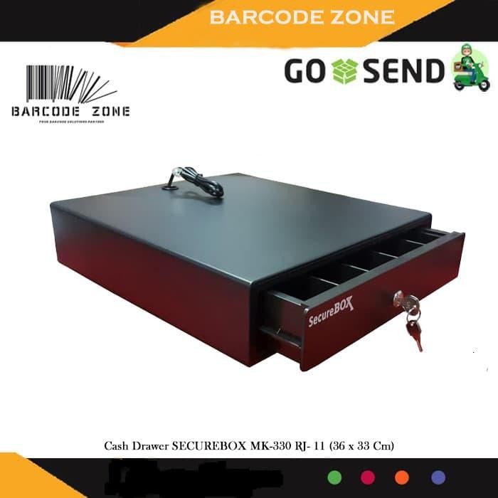 

MINI CASH DRAWER / LACI KASIR / UANG SECUREBOX MK-330 (36X33CM) RJ-11 METAL PENYIMPANAN