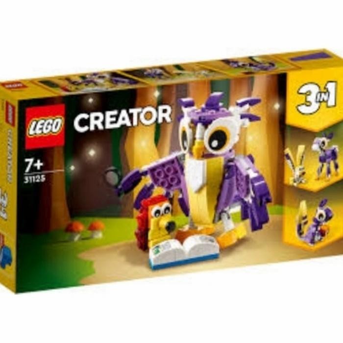 Lego Creator 3-In-1 31125 Fantasy Forest Creatures - Burung Hantu Ori