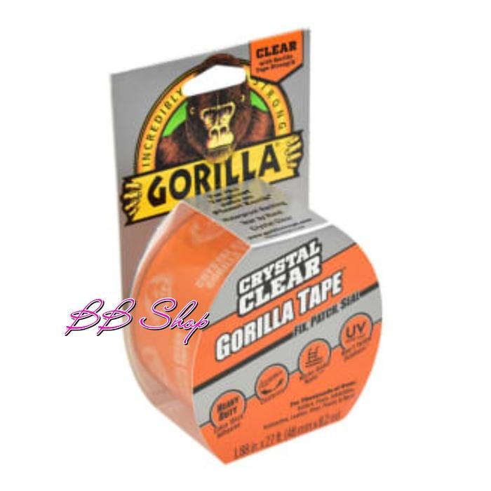 

Gorilla Isolasi Heavy Duty 4.8 Cm-Tape Gorilla Strong Crystal 1.88Inch