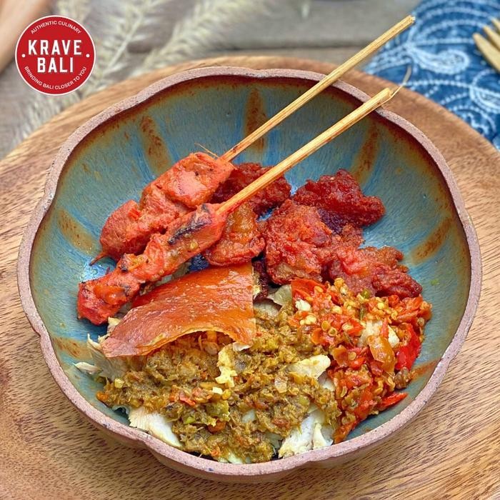 

DISKON KRAVE BALI Bigul Karya Rebo Babi Guling Komplit 175 Gram - Makanan Khas Bali Asli READY STOCK