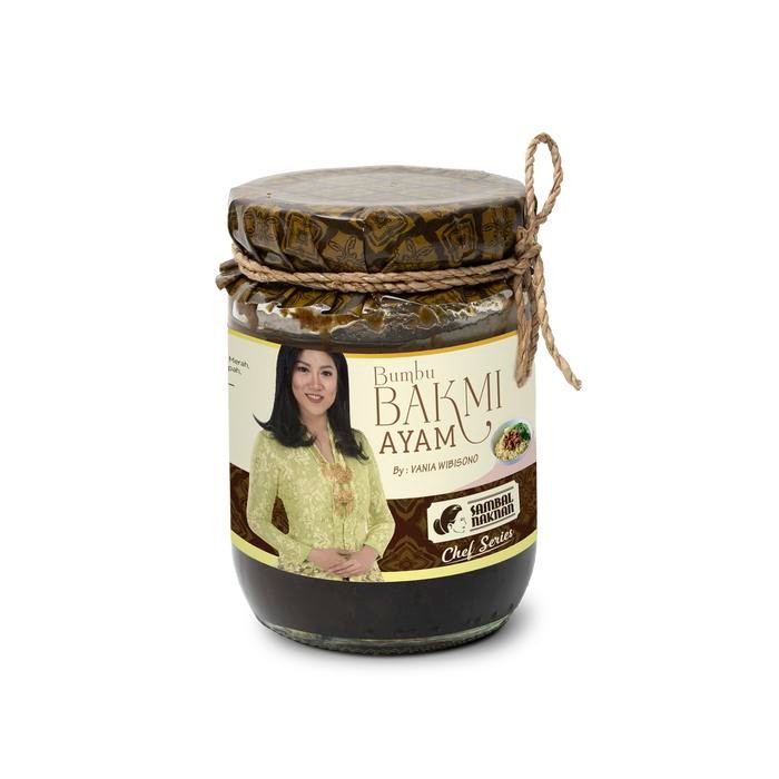 

ASLI SAMBAL NAKNAN: Bumbu Bakmi Ayam . Chef Vania Wibisono Kemasan Botol 230 gram / Chef Series /