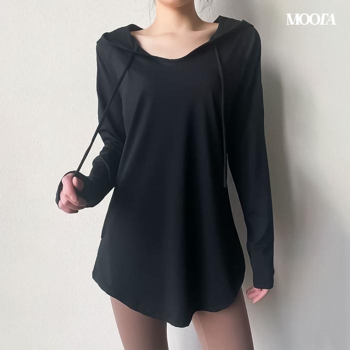 Waldos Sport - Moota Id Hoodie Olahraga Wanita Lengan Panjang Sport Oversized Jogging Yoga Gym