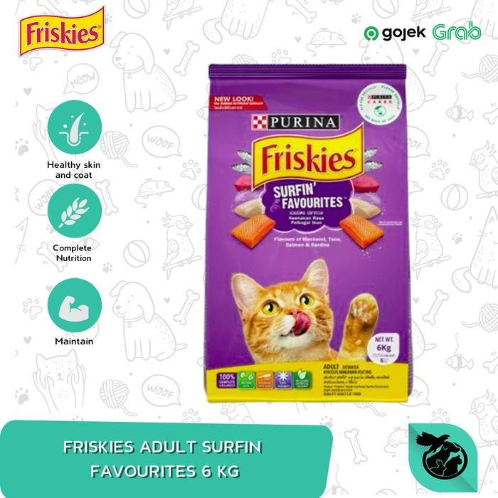 Pilihan- Makanan Kucing Friskies Surfin & Turfin Favorites 7 Kg / Friskies 7Kg
