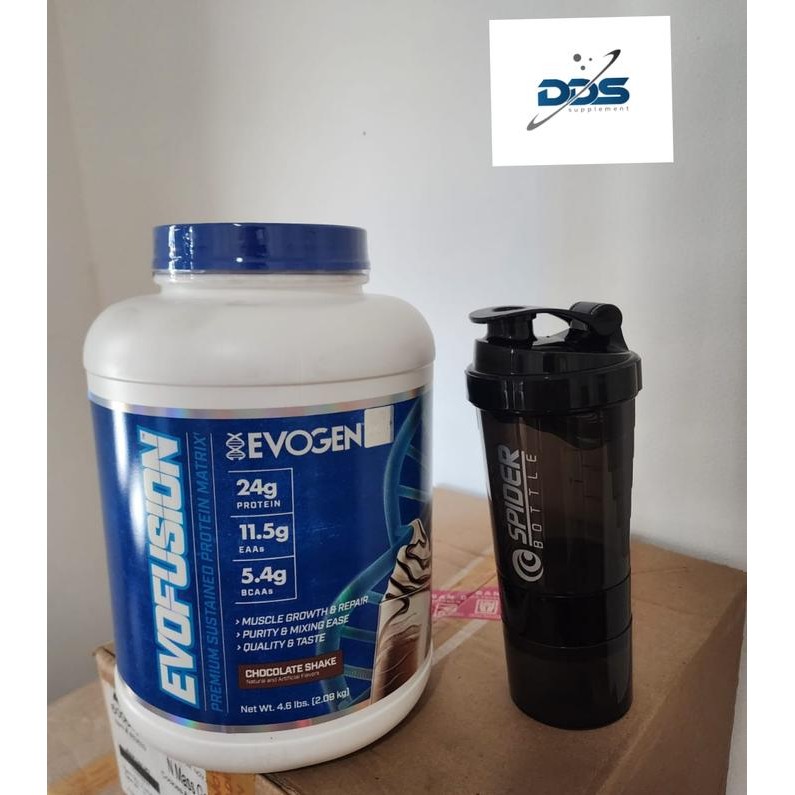 EVOGEN EVOFUSION WHEY PROTEIN blend time release 4.6lb 60serving