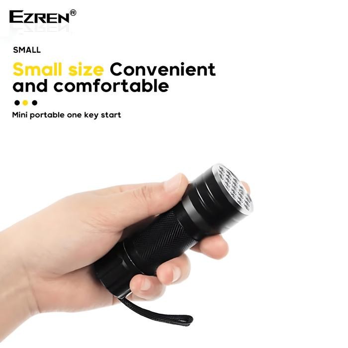 Ezren EZ-0482 Senter Lampu UV Ultraviolet 21 Money Detector masih ready