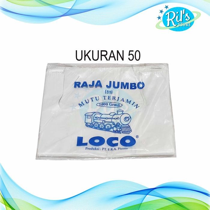 

Pilihan- Kantong Plastik Loco Tebal Putih Uk. 50 X 75 / Plastik Putih Tebal Loco 50X75 Cm