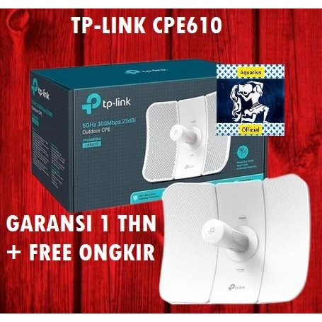 Pilihan- Tp-Link Cpe610 5Ghz 300Mbps 23Dbi Outdoor Cpe - Tp Link Cpe 610