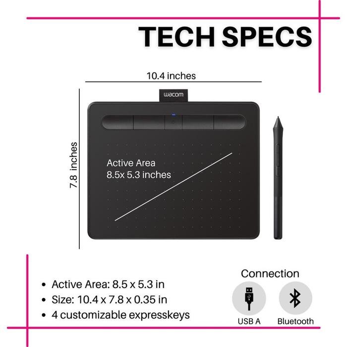 

Pen Tablet Wacom Intuos Ctl-6100Wl Bluetooth Small