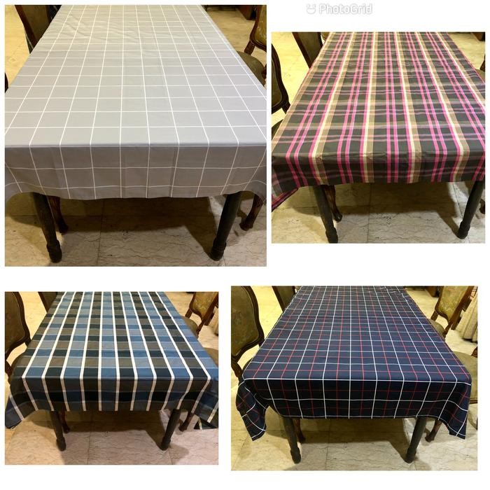 Taplak Meja Makan Bahan Kain 4Kursi