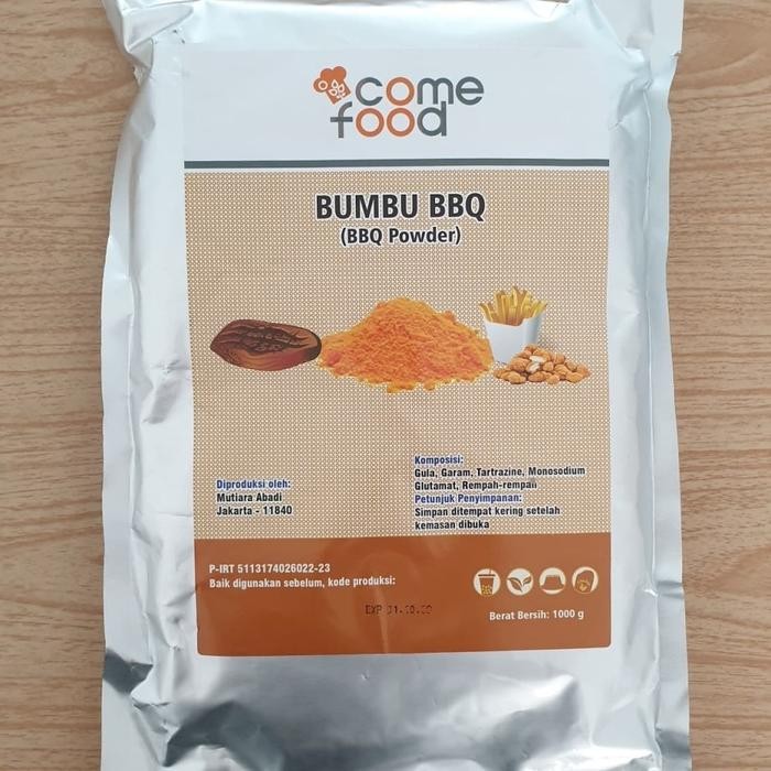 

Stok Baru Seasoning Powder barberque 1 kg / Bumbu Tabur BBQ Import Taiwan 1kg