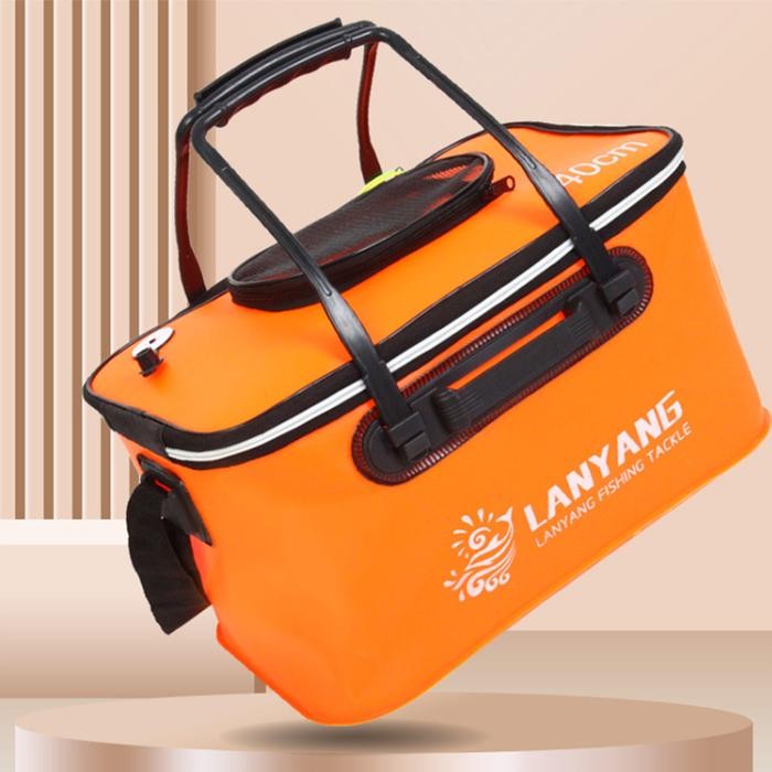 Box Umpan Pancing 40Cm 45Cm 50Cm / Box Ikan Portble Bahan Eva / Ember Lipat Umpan Pancing Hidup Box