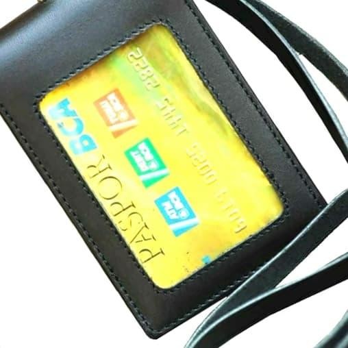 

New card holder kulit double magnet