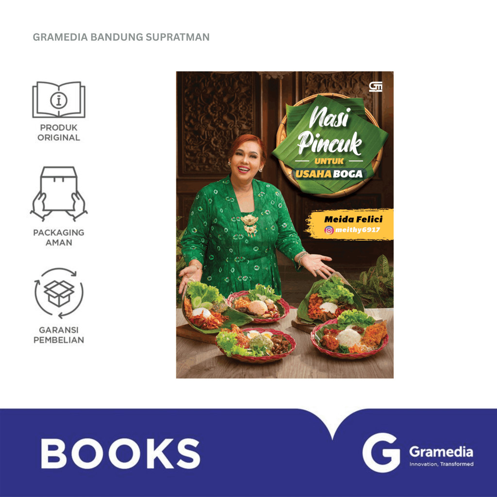 Gramedia Bandung Supratman | NASI PINCUK UNTUK USAHA BOGA | Buku Resep Masak | Buku Resep Masak Orig