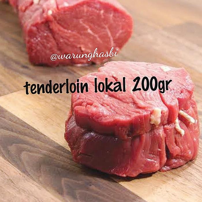 

Pilihan- Daging Steak Tenderloin Lokal 200Gr
