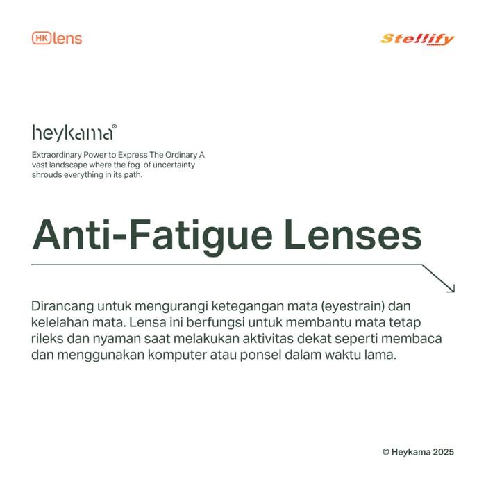 Sale Heykama - Lensa Antifatigue