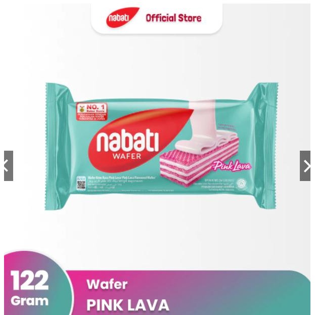 

Nabati Wafer Pink Lava 110gr