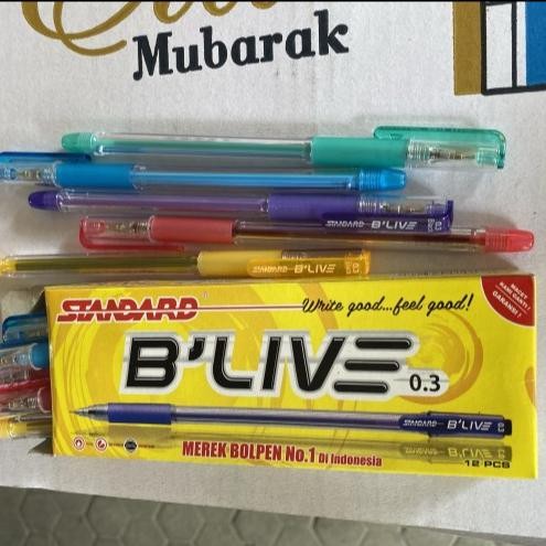 

OJ Bolpen B'live Standard / Pulpen Blive / Bolpoint Bulpen Standard Kitab