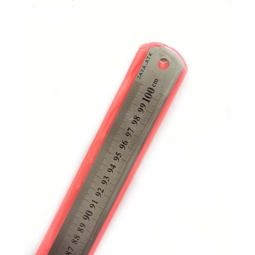 Pilihan- Penggaris Besi Mistar Besi 100 Cm Tebal Stainless Steel Bagus Tebal