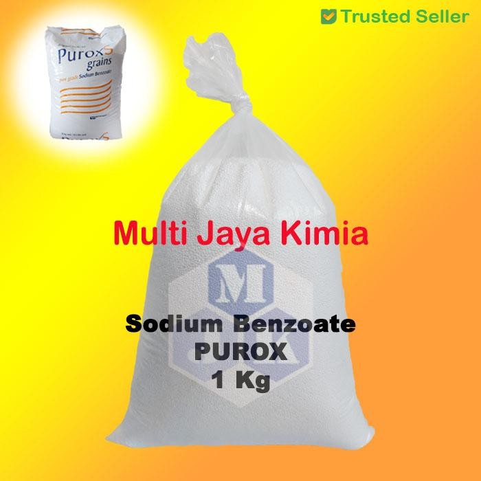 

Stok Baru Sodium Benzoate / Natrium Benzoat PUROX 1Kg