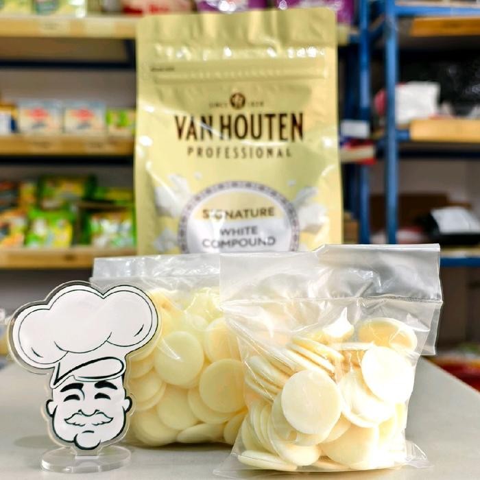 

Stok Baru Van houten Intense White Compound 100Gr, 250Gr / Milk Coin Chocolate Vanhouten 100Gr,