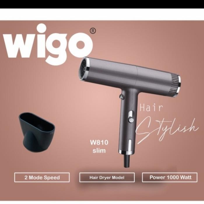 Hair Dryer Wigo Profesional Hair Dryer 1000W Wigo W 810 Slim Cool Shot