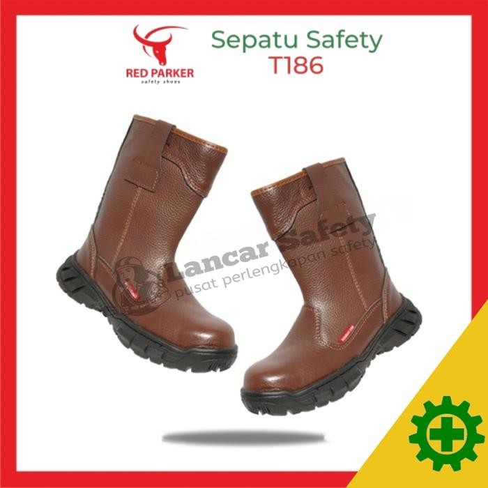 Sepatu Safety Red Parker T-186 Original - Safety Shoes Red Parker T-18
