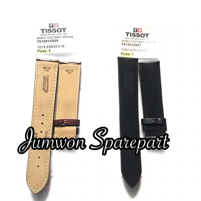 Strap Tali Jam Tangan Tissot Tissot Kulit Leather