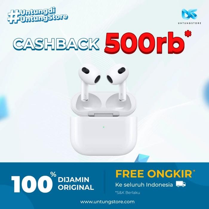 Apple Airpods Gen 3 Generation 3 With Charging Case Original