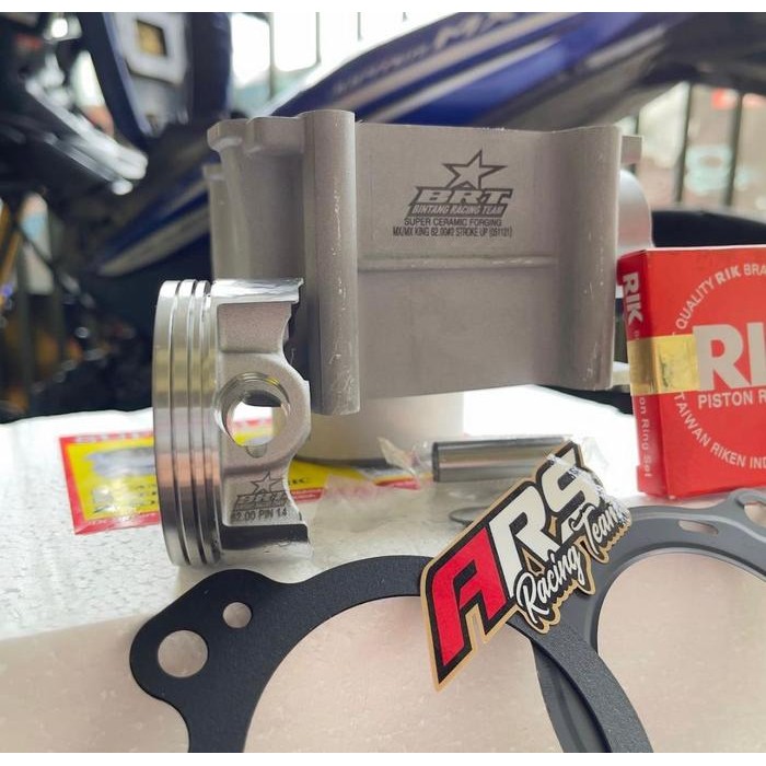 BLOK CERAMIC FORGED PISTON BRT MX KING . VIXION NVL NVA . R15 . 62 MM