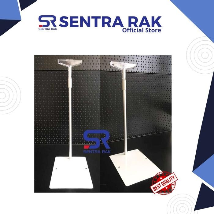 Stand Promo / Tiang Promo Tube Adjustable 250-550 mm + Frame Connector