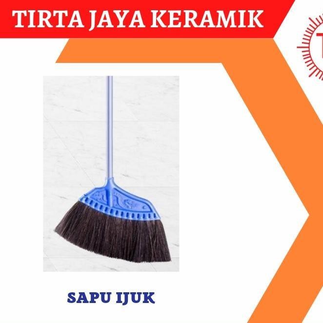 Sapu Lantai Ijuk Warna Hitam