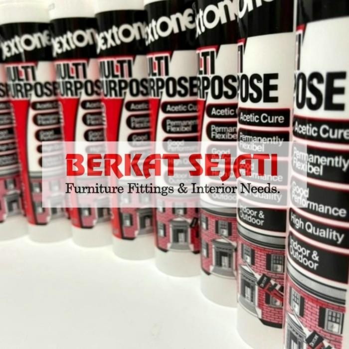 Sealant Lem Tabung Dextone COKLAT (ASAM) Sealent Silicone Silicon