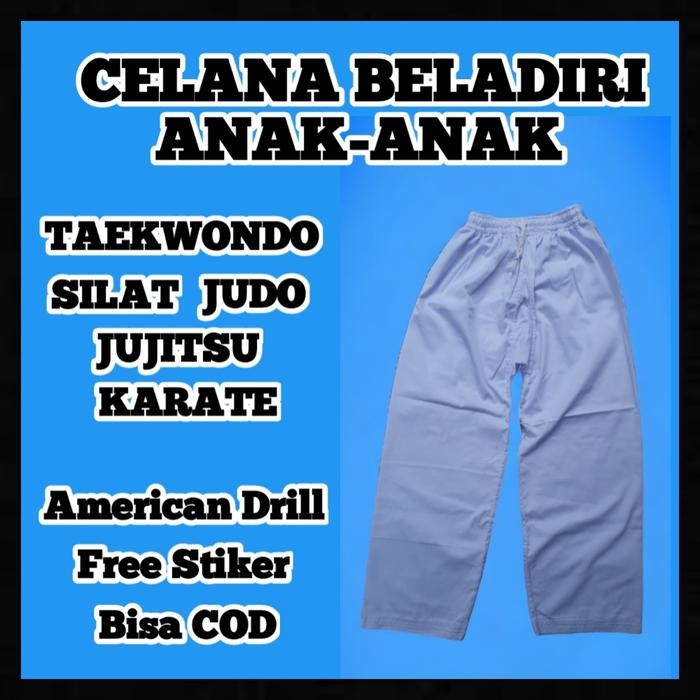 PJS Celana Beladiri Anak Karate Taekwondo Silat Judo Jujitsu