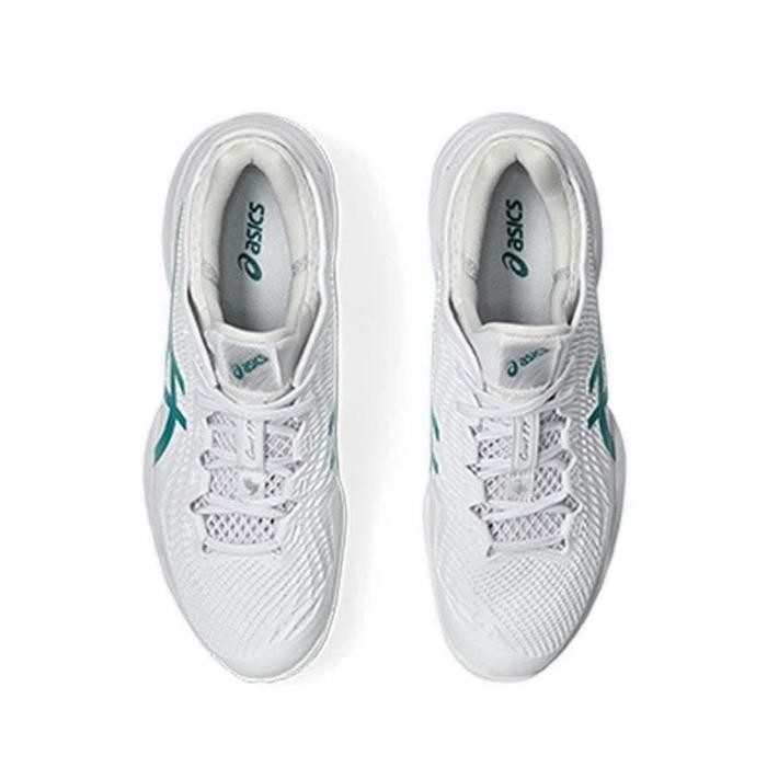 Sepatu Tennis Asics Novak Court Ff 3 White Pitch Green Promo 