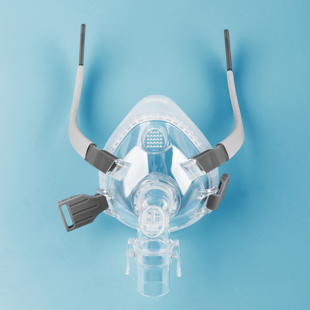 Original CPAP Full Face Mask&Headgear for Most Auto CPAP/BiPAP Machine APAP Mask Improve Comfort