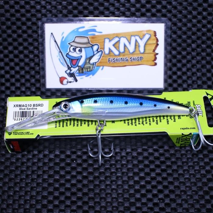 STOK TERBATAS  RAPALA XRAP 11CM 21GR MAGNUM 10 BLUE SARDINE LIDAH PANJANG TROLLING TERJANGKAU