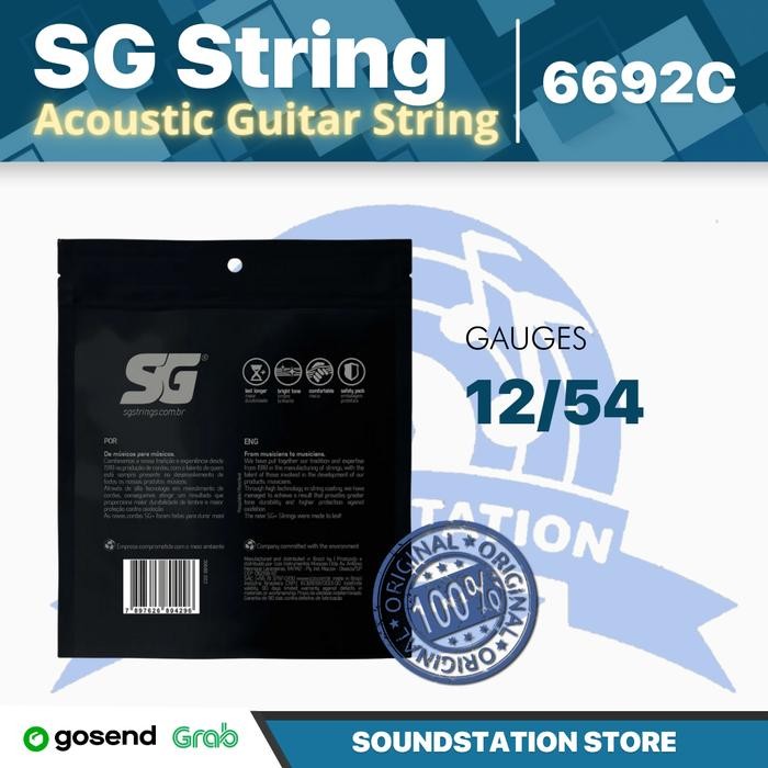 SG String 6692C Acoustic Guitar String 12-54 - Senar Gitar Akustik